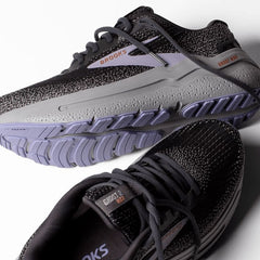 Tenis Brooks Ghost Max 2 Mujer Negro/Morado