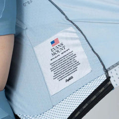 Jersey Ciclismo M/L Safetti Leggero Azul Polvo Mujer