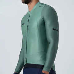 Jersey Ciclismo M/L Safetti Leggero Cadet Blue Hombre