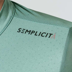 Jersey Ciclismo M/L Safetti Leggero Cadet Blue Mujer