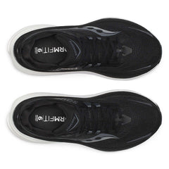 Tenis Saucony Running Hombre Huracán 24 Negro Carbón