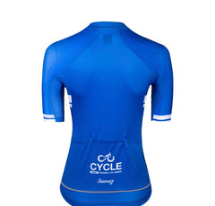 Jersey Ciclismo Suarez M/c Cyclewear Mujer Performance Azul