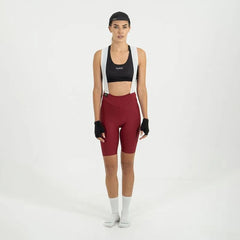 Pantaloneta de Ciclismo C/T Safetti Girona Mujer Terracota