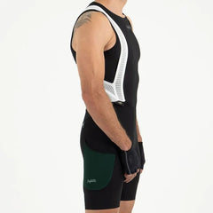 Pantaloneta de Ciclismo C/T Safetti Evans Cargo Hombre Verde