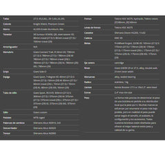 Bicicleta MTB Giant Talon 2 27.5 Plata/Gris 23