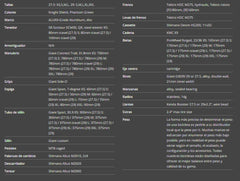 Bicicleta MTB Giant Talon 2 27.5 2023 Negro/Verde