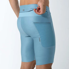 Pantaloneta Running Safetti Titán 2.0 Hombre Azul Polvo