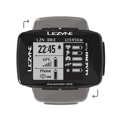 Ciclocomputador Lezyne Macro Plus Black