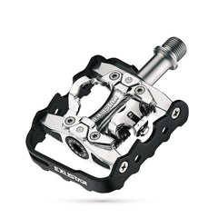 Pedales Exustar MTB Spd Dob Func Al/Cr175Gr/C05