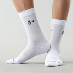 Medias Ciclismo Givelo Paquete 3 Calcetines Blancos