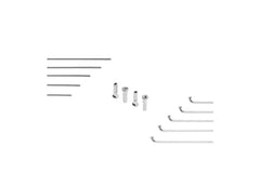 Repuesto Radios GW con Niple 29" Inoxidable Negro