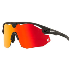 Gafas de Ciclismo EASSUN MATT BLK-SHINY BLK/FULL Red Revo
