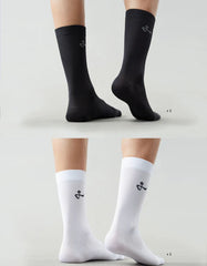 Medias Ciclismo Givelo Paquete 4 Calcetines Blanco -Negro