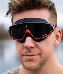 Gafas Goggles Huub Ryft Open Water Swim Mask Black/Red