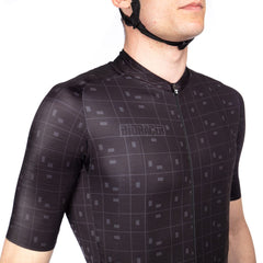 Jersey Ciclismo Bioracer Maillot Epic Bit Map Hombre Black