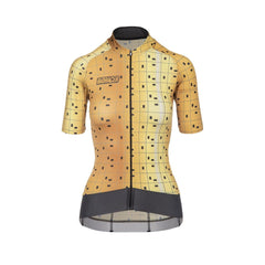 Jersey Ciclismo Bioracer Maillot Epic Bit Map Mujer Gold