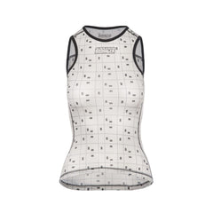 Jersey Ciclismo M/S Bioracer Interior Ns Bit Map Mujer Beige