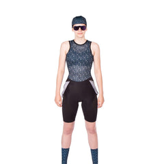 Jersey Ciclismo M/S Bioracer Interior Ns Bit Map Mujer Petro