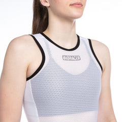 Jersey Ciclismo M/S Bioracer Interior Breeze Mujer Blanco