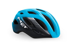Casco de Ciclismo Met Idolo Cyan Black/Glossy