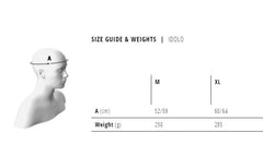 Casco de Ciclismo Met Idolo CE Negro Mate