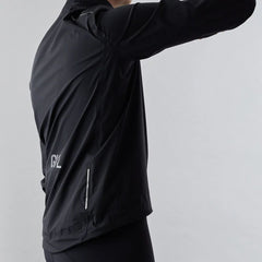 Chaqueta de Ciclismo Givelo Unisex Impermeable Shield Negra