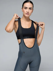 Pantaloneta Ciclismo C/T Givelo Ultra-HD Gris Mujer