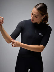 Jersey Ciclismo M/C C.D.A Black Mujer