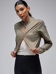 Chaqueta de Ciclismo Mujer Givelo MC Shell Sage