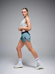 Pantaloneta Running Mujer Givelo BYND 3" Jade