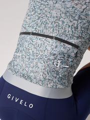 Jersey Ciclismo M/C Unisex Givelo G90 Light Marble Blue