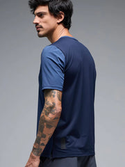 Camiseta Casual Hombre Givelo Bynd Osaka Azul
