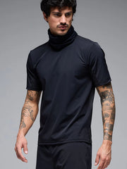 Camiseta Casual Hombre Givelo Bynd Osaka Negra