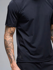 Camiseta Casual Hombre Givelo Bynd Osaka Negra