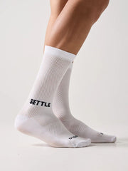 Medias Ciclismo Givelo Calcetines Ultra Don't Settle White