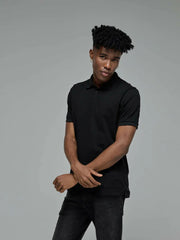 Polo Hombre GVL Pique Negra