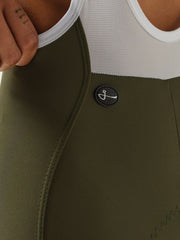 Pantaloneta Ciclismo C/T Mujer Givelo HD Pro Oliva