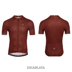 Jersey Ciclismo M/C Hombre GW Side Escarlata