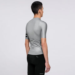 Jersey Ciclismo M/C Hombre Suarez Solid Gray Pearl 2.4