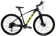 Bicicleta MTB Cliff Muddy 7 SS-SR 29" Negro Verde 2022