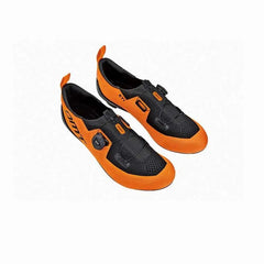 Zapatilla Ciclismo Ruta Dmt KT1 Naranja/Negro
