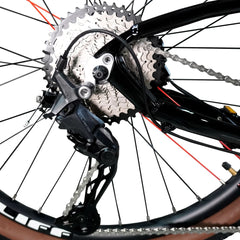 Bicicleta MTB Cliff Rocket 27.5 HD 11 Vel Negro/Rojo 2025