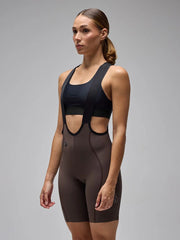 Pantaloneta Ciclismo C/T Mujer Givelo G90 Ultra BIB Brown