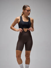 Pantaloneta Ciclismo C/T Mujer Givelo G90 Ultra BIB Brown