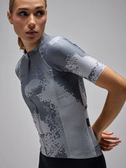 Jersey Ciclismo Mujer M/C Givelo ESSNTL Pixel Slate