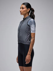 Chaleco de Ciclismo Mujer Givelo ESSNTL Quick FreeGiletGrey