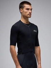 Jersey Ciclismo M/C Hombre Givelo Modern Classic Waffle Negra