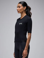 Jersey Ciclismo M/C Mujer Givelo Modern Classic Waffle Negra