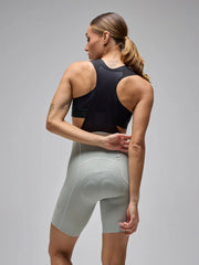 Pantaloneta Ciclismo C/T Mujer Givelo G90 Ultra BIB Crema