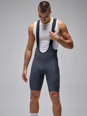 Pantaloneta Ciclismo C/T Hombre Givelo G90 Ultra BIB Gris